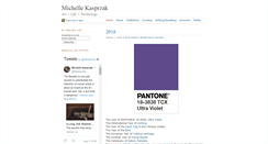Desktop Screenshot of michelle.kasprzak.ca