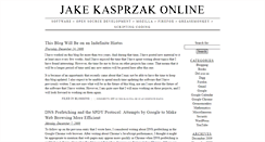 Desktop Screenshot of jake.kasprzak.ca